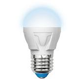 Лампа светодиодная 7 Вт E27 G45 4500К 600Лм матовая 175-250В шар Palazzo ( LED-G45-7W/NW/E27/FR PLP01WH ) UL-00000772 Uniel